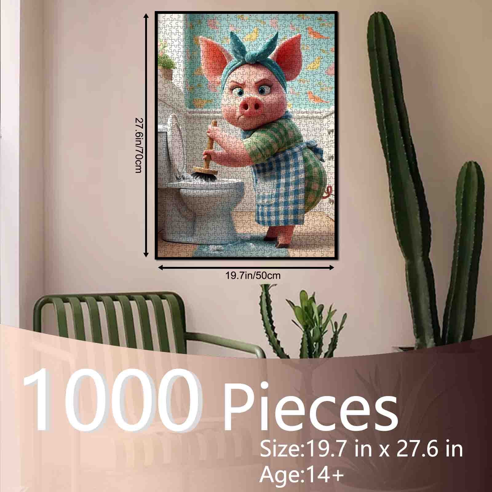 tucocoo-piglet-bathroom-puzzle-1000-teile-ferkel image 5