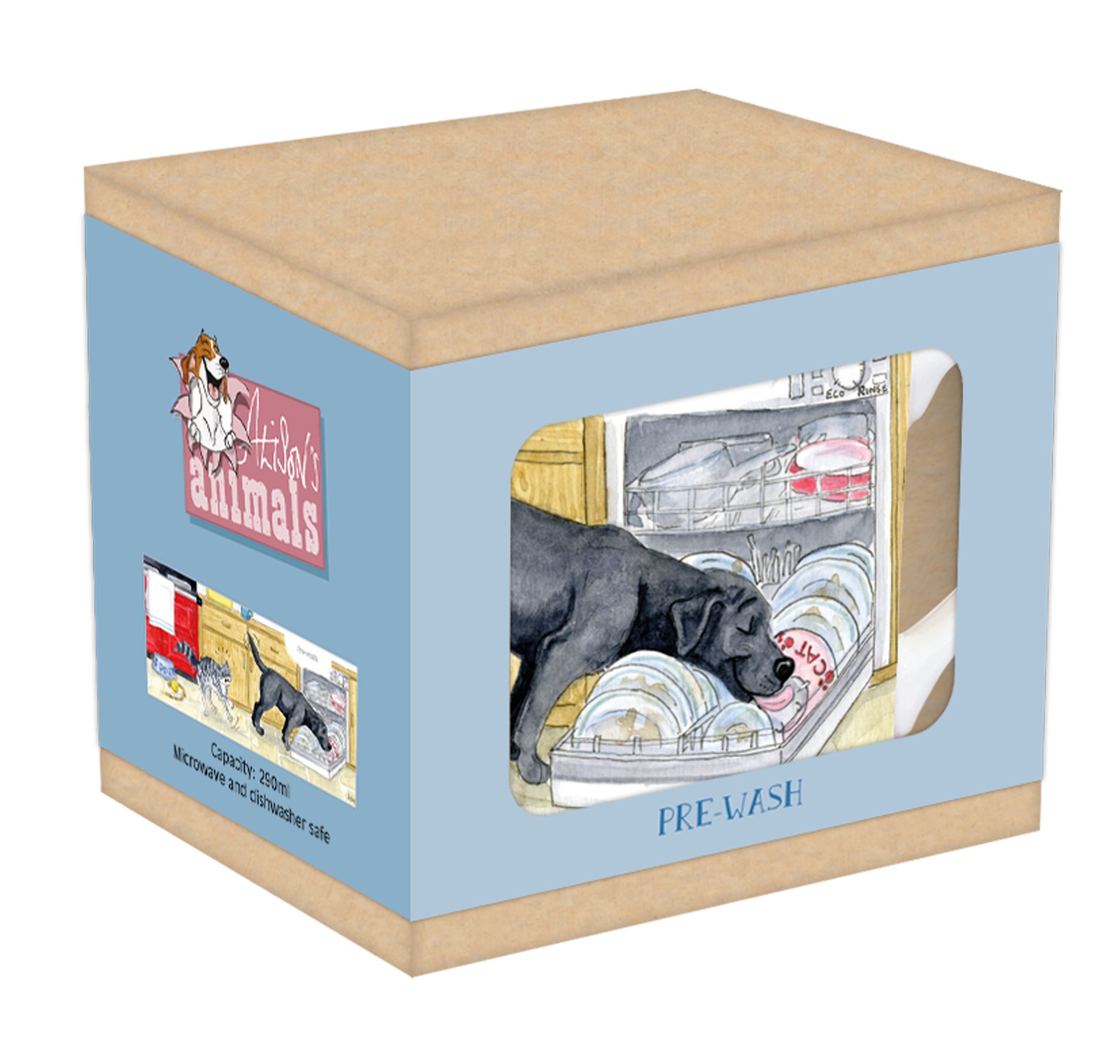 otter-house-alison-s-animals-tarka-tasse-290ml-hund-pre-wash image 2