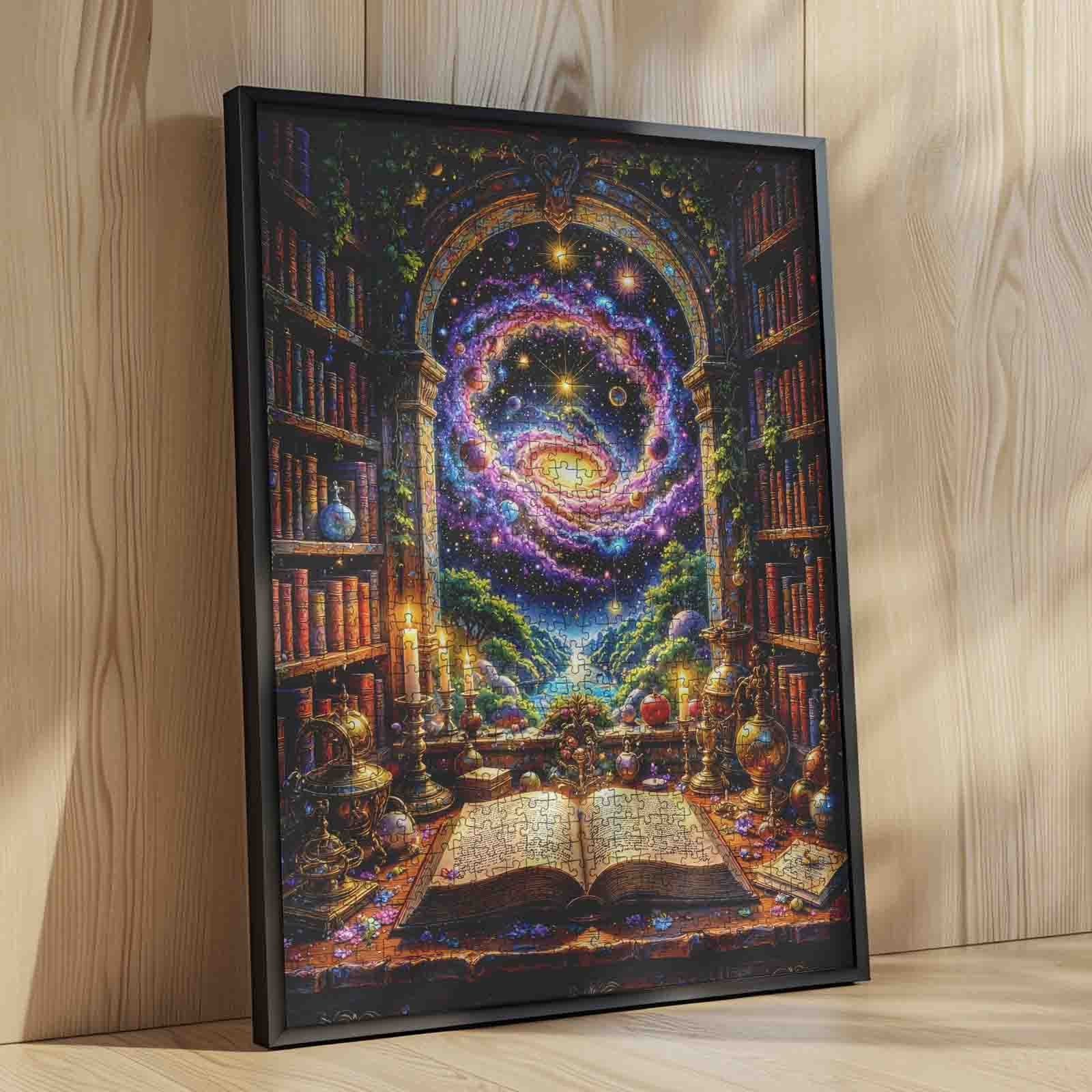 tucocoo-jigsaw-puzzles-celestial-library-gateway-puzzle-1000-teile-fantasy image 4