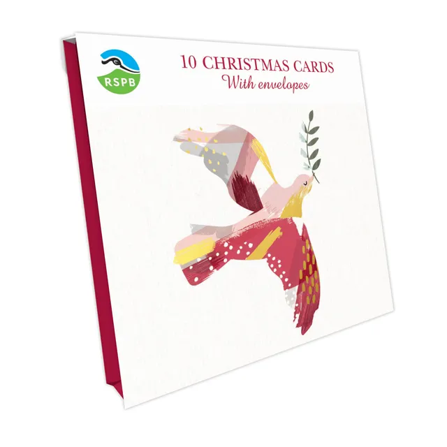 otter-house-peace-joy-weihnachtskarten-10er-pack-rspb image 1