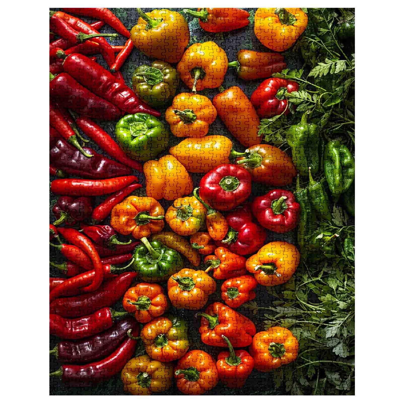 tucocoo-jigsaw-puzzles-colorful-peppers-puzzle-1000-teile-paprika image 2