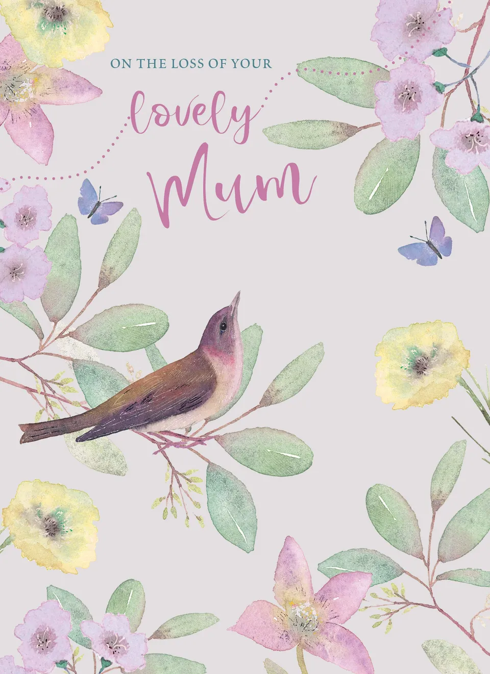 otter-house-floral-bird-trauerkarte-mum-vogel-blumen image 1