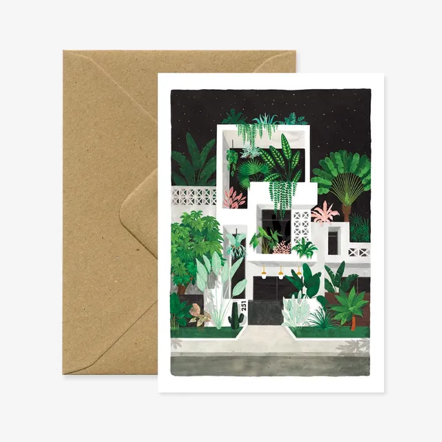 all-the-ways-to-say-miami-by-night-grusskarte-a6-palmen image 1