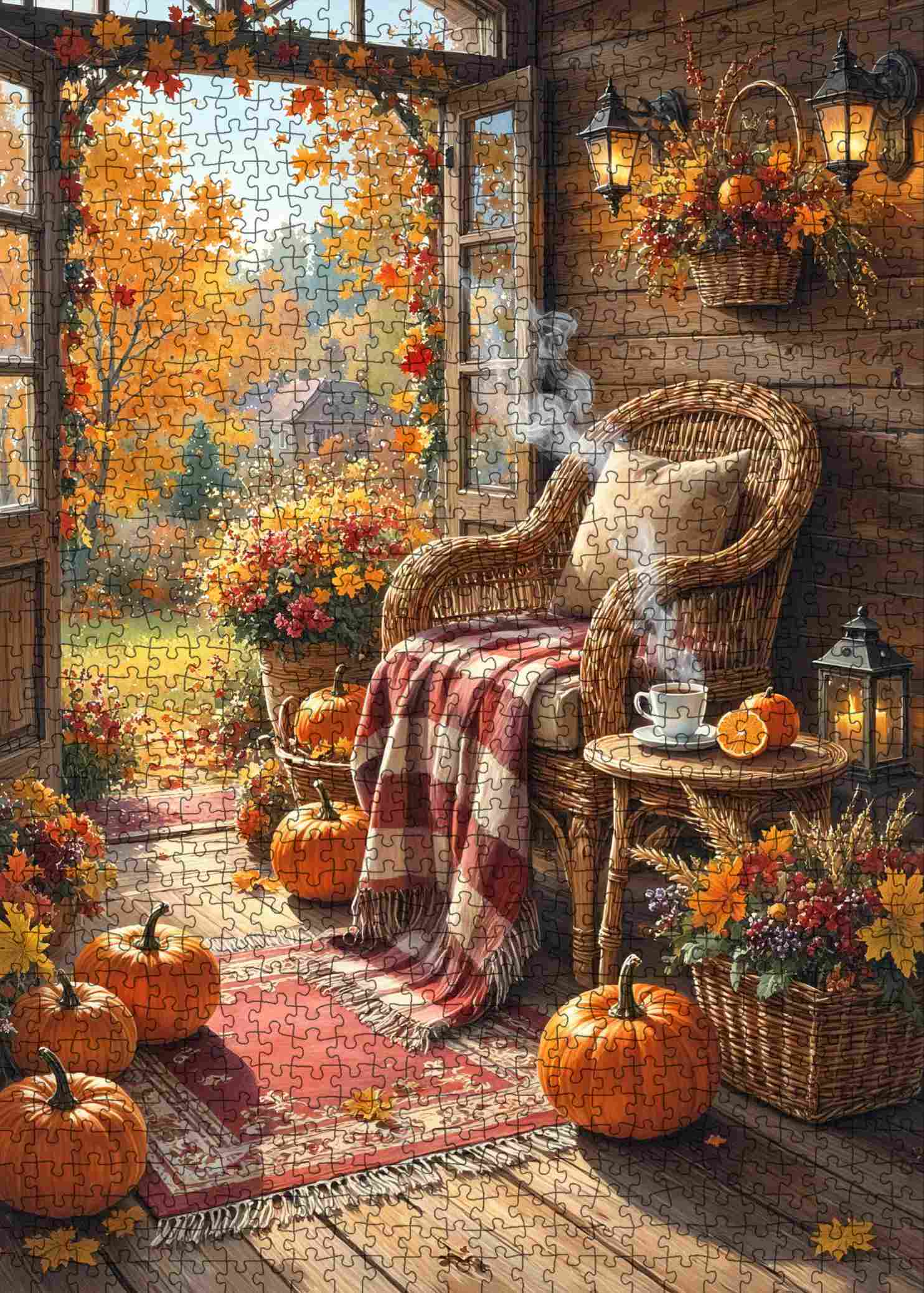 tucocoo-autumn-porch-retreat-puzzle-1000-teile-herbst image 2