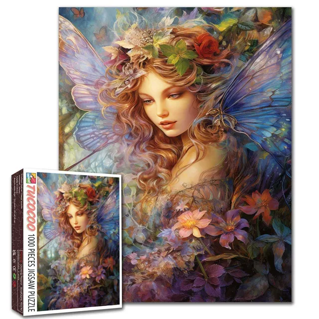 tucocoo-floral-winged-fairy-puzzle-1000-teile-fee image 1