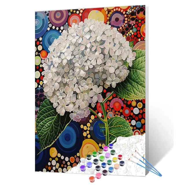 tucocoo-blooming-hydrangea-malen-nach-zahlen-40x50-blumen image 1