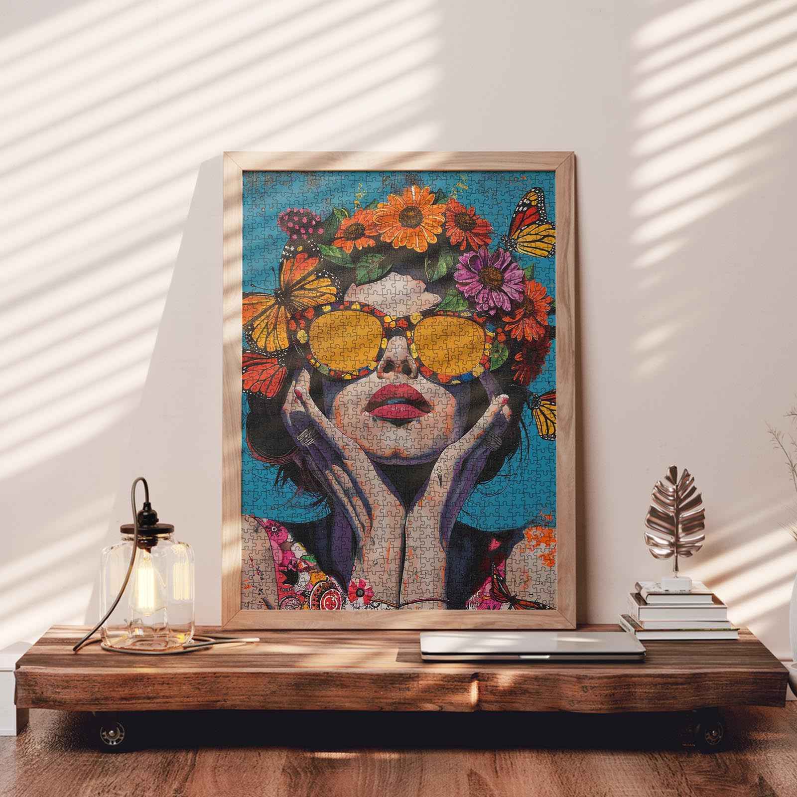 tucocoo-floral-soul-vibes-puzzle-1000-teile-blumenfrau image 3