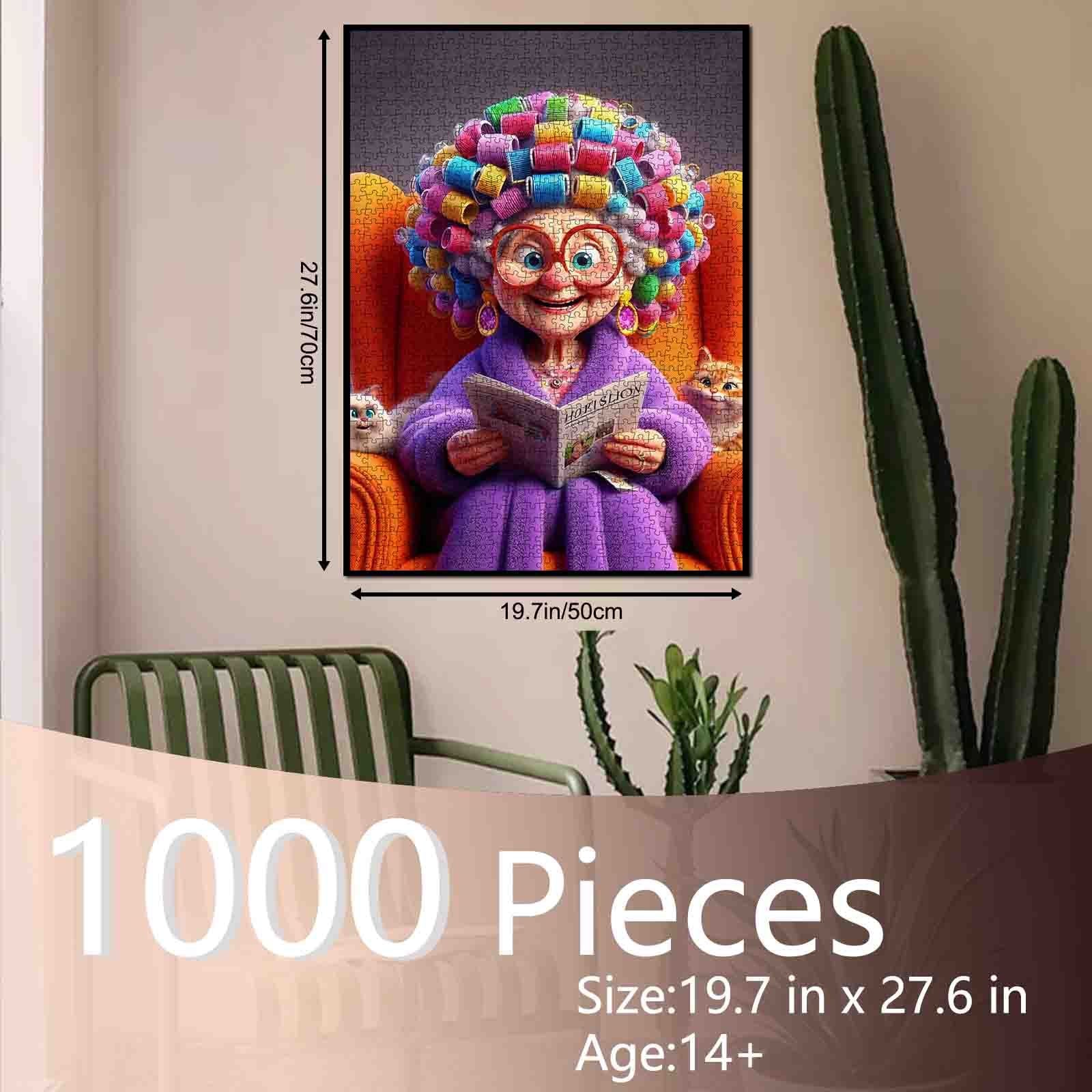 tucocoo-colorful-curlers-grandma-puzzle-1000-teile-oma image 5
