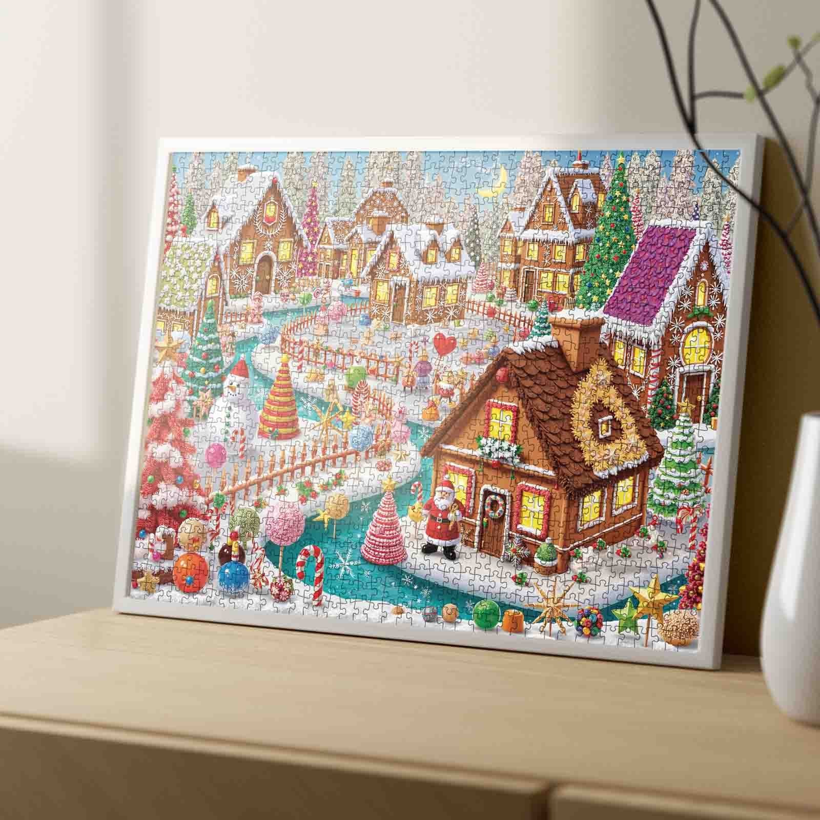 tucocoo-gingerbread-christmas-village-puzzle-1000-teile-weihnachten image 4