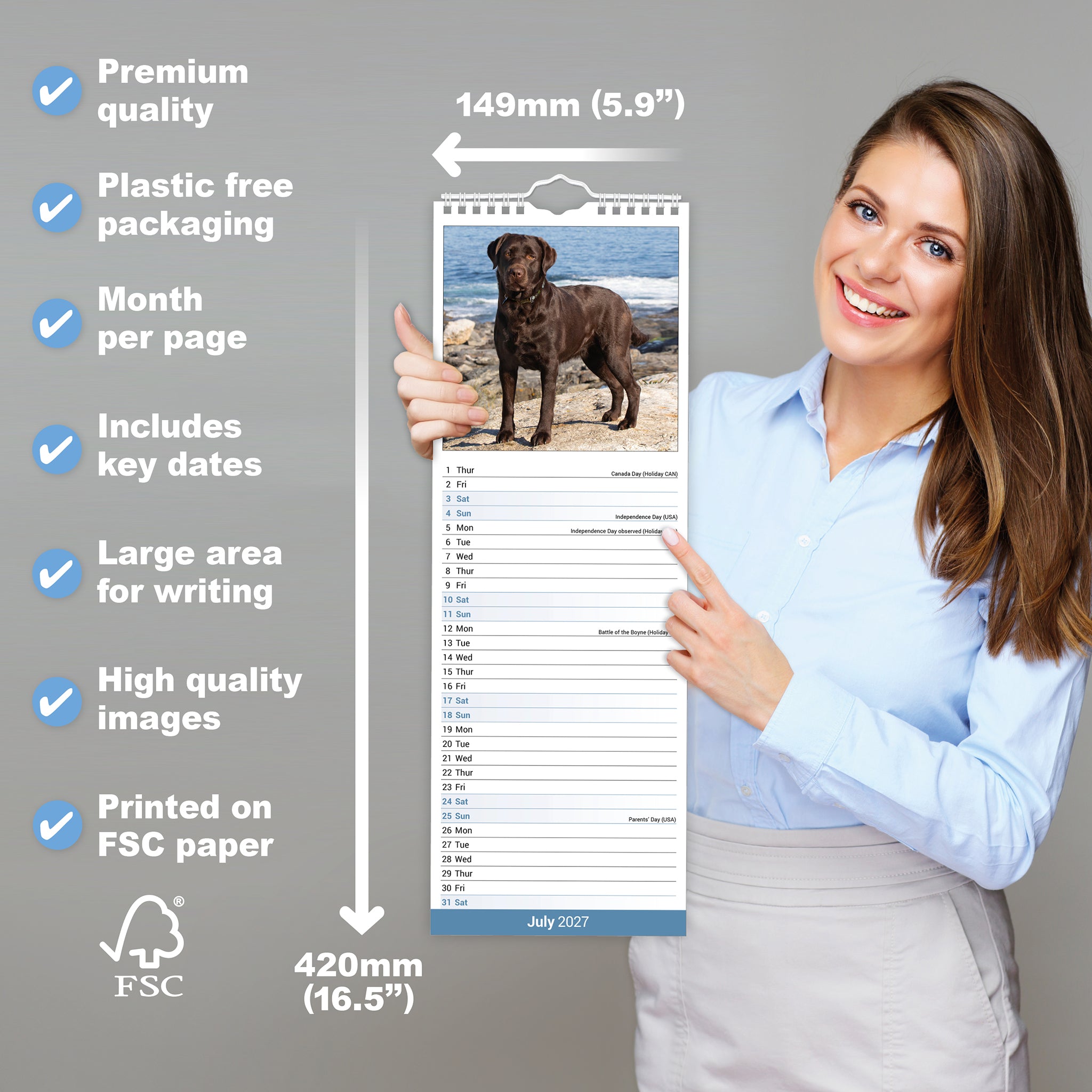 otter-house-labrador-retriever-slim-kalender-2027-hunde image 4