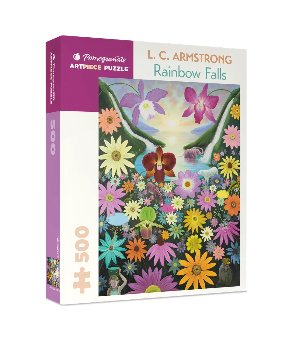 pomegranate-l-c-armstrong-rainbow-falls-puzzle-500-teile image 1
