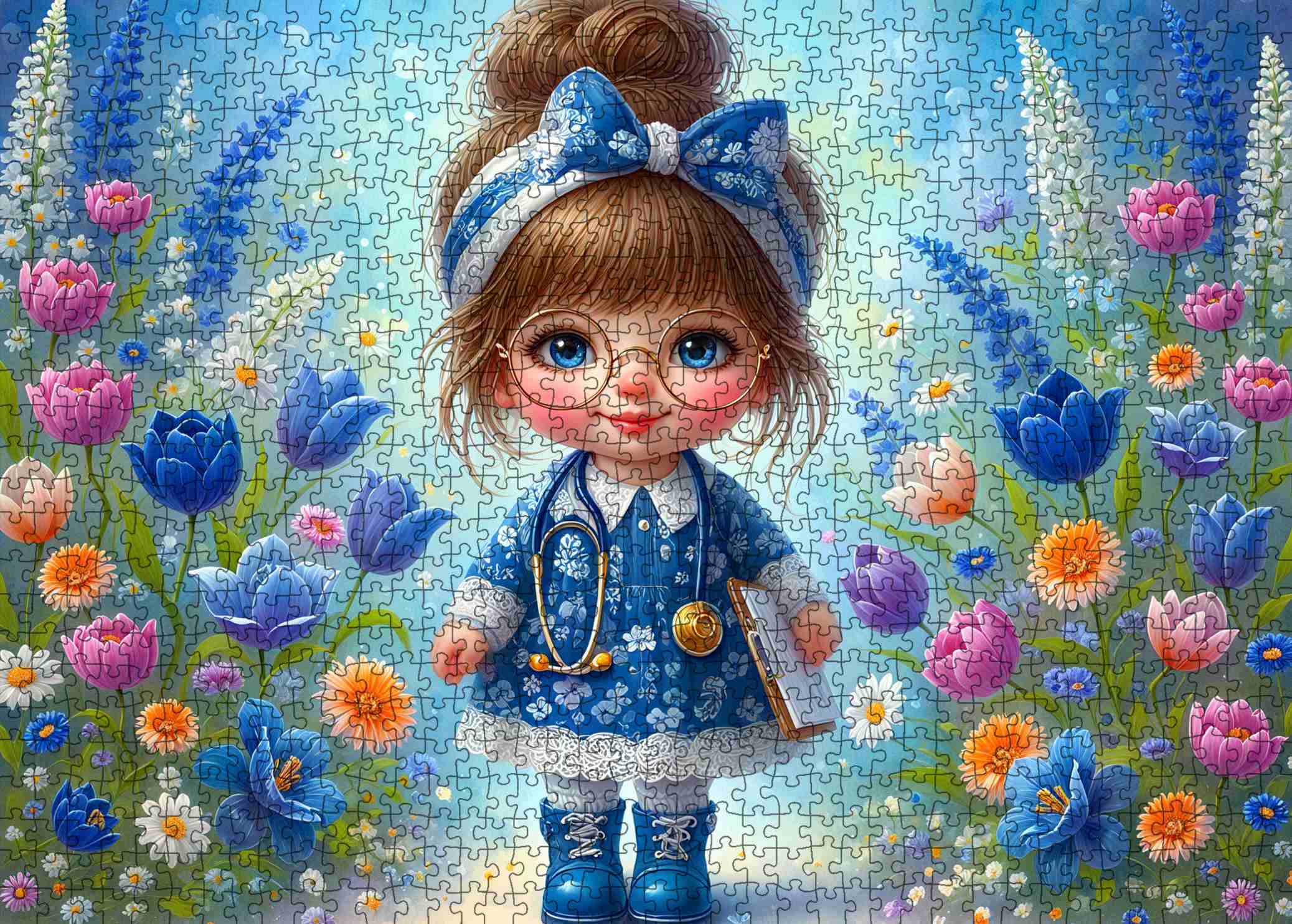 tucocoo-little-garden-doctor-puzzle-1000-teile-garten image 2