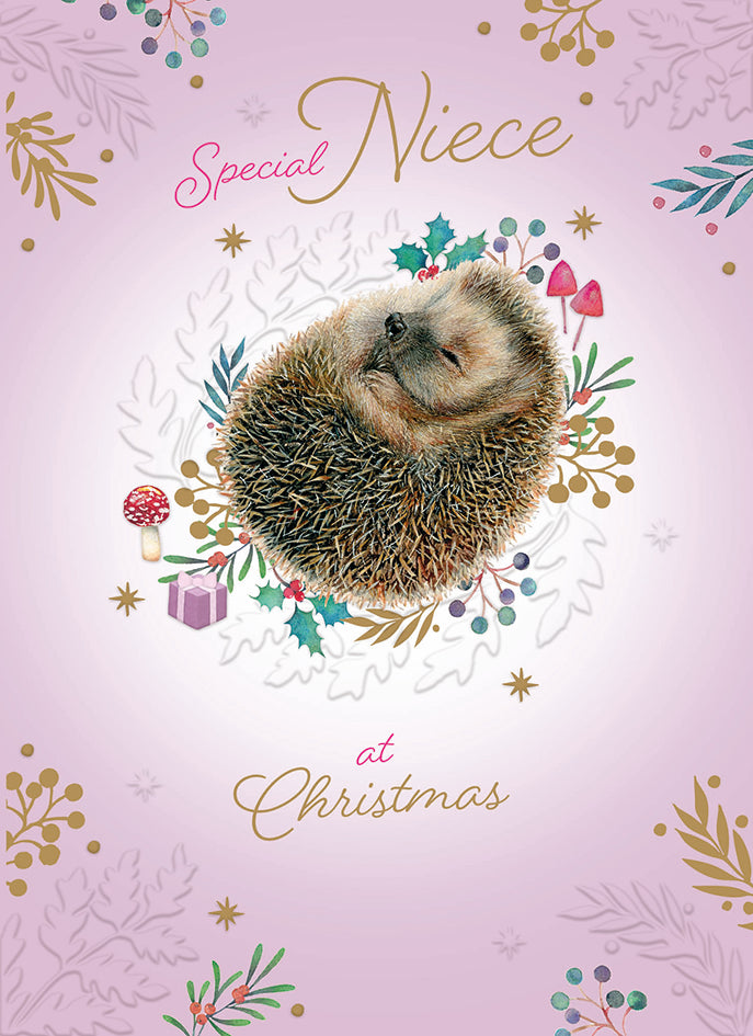 otter-house-christmas-weihnachtskarte-nichte-igel-einzel image 1