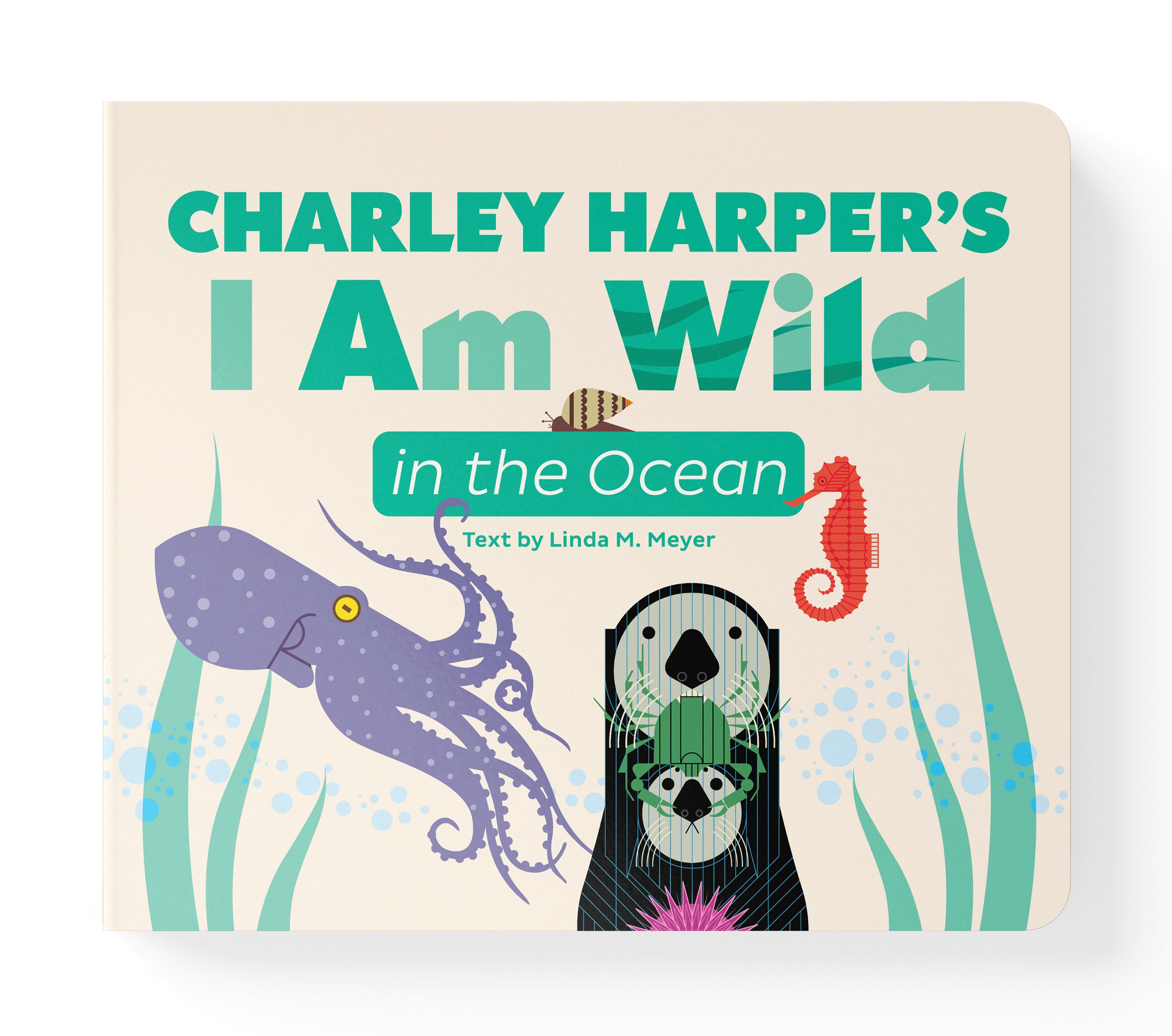 pomegranate-charley-harper-i-am-wild-ocean-pappbilderbuch-ozean-tiere image 2