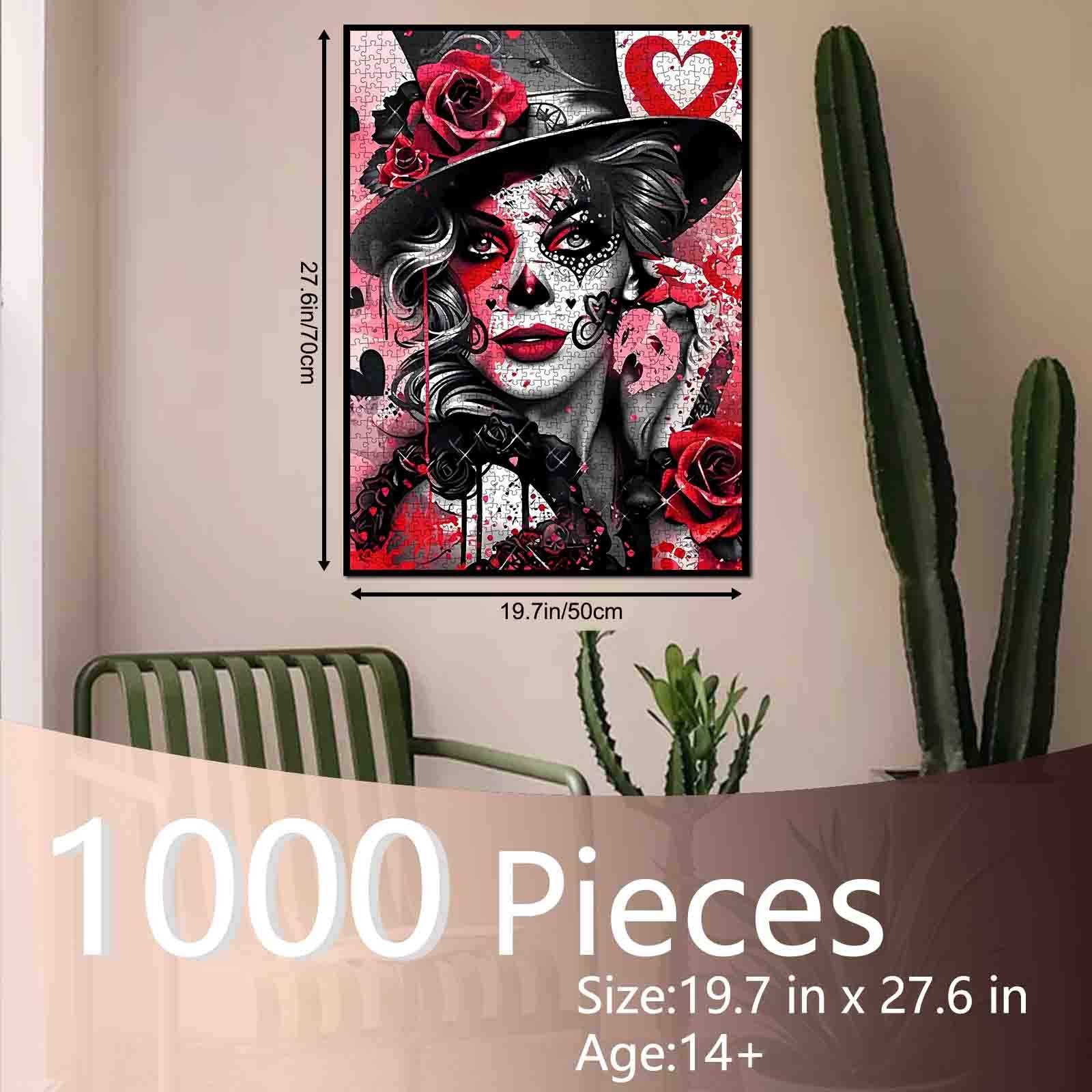 tucocoo-jigsaw-puzzles-rosen-maske-puzzle-1000-teile-beauty image 5