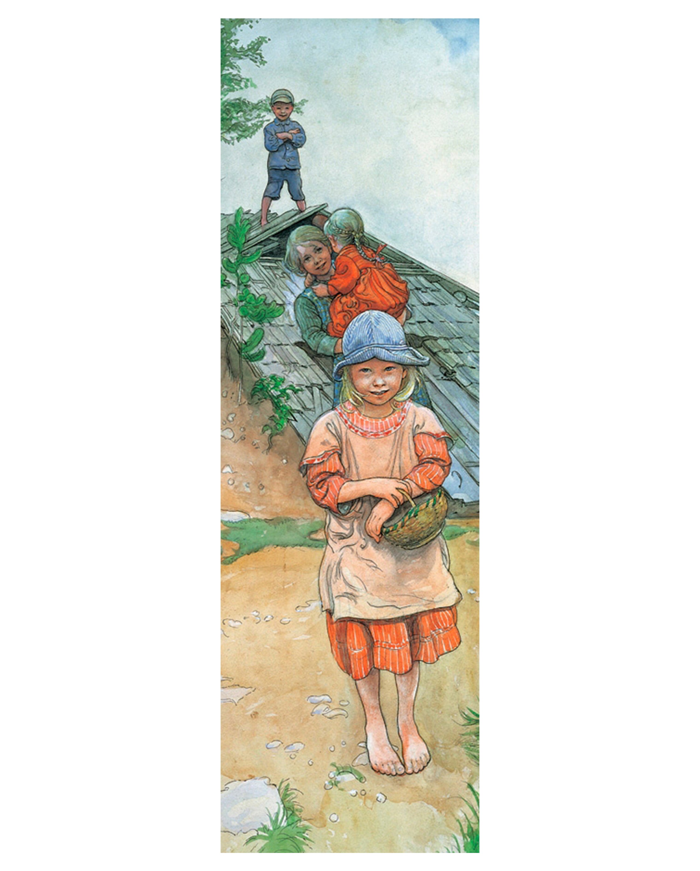 pomegranate-bookmarks-carl-larsson-by-the-cellar-lesezeichen-detail image 1