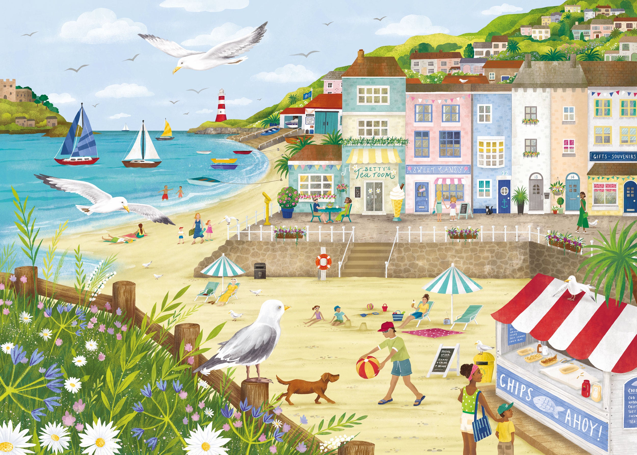 otter-house-chips-ahoy-puzzle-1000-teile-seaside image 1