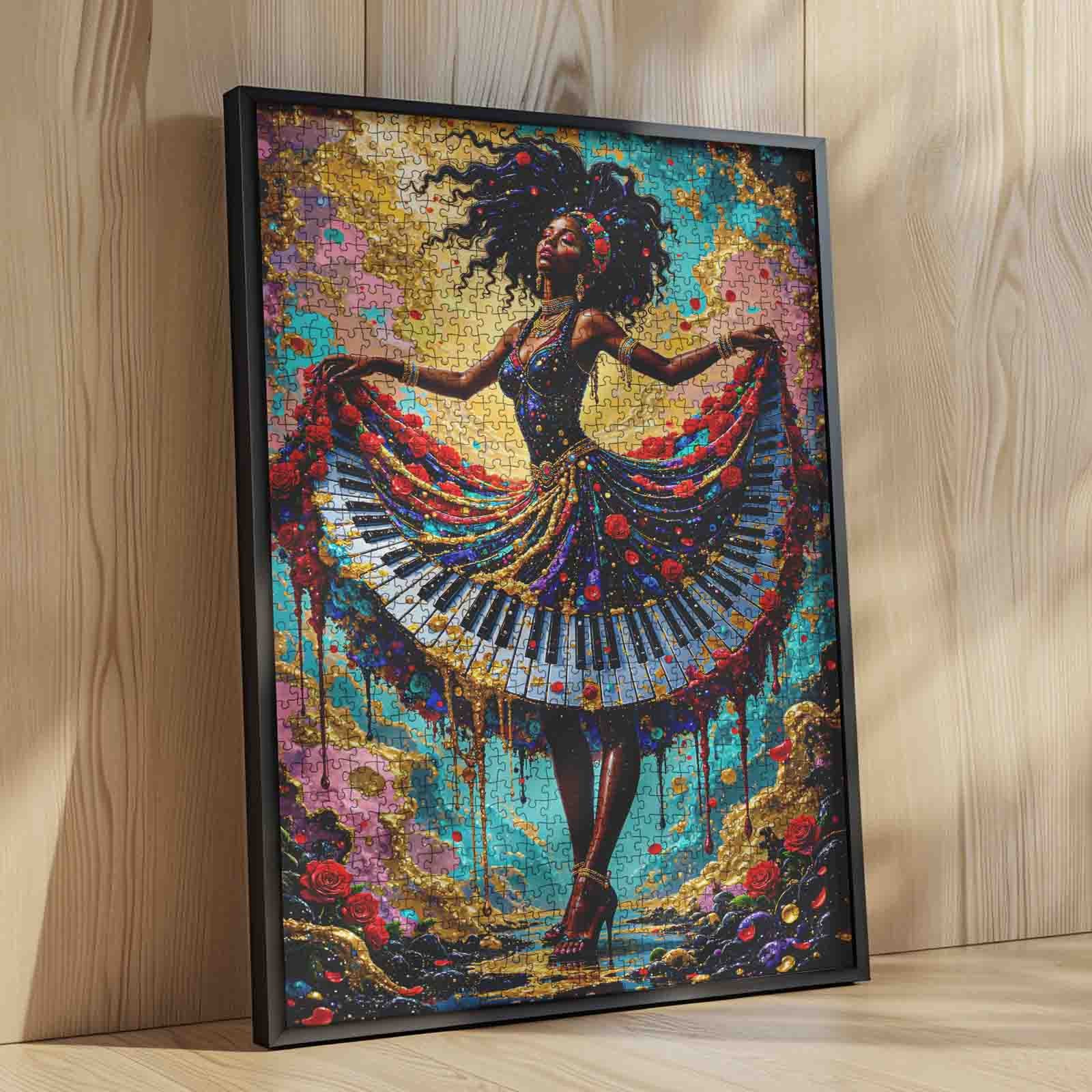 tucocoo-piano-dress-melody-puzzle-1000-teile-musikmotiv image 4