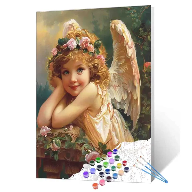 tucocoo-paint-by-numbers-smiling-garden-angel-malen-nach-zahlen-40x50 image 1