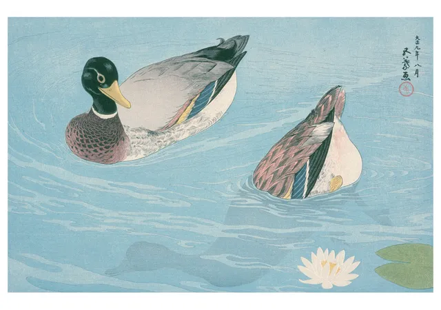 pomegranate-hashiguchi-goy-ducks-grusskarte-enten-japan image 1