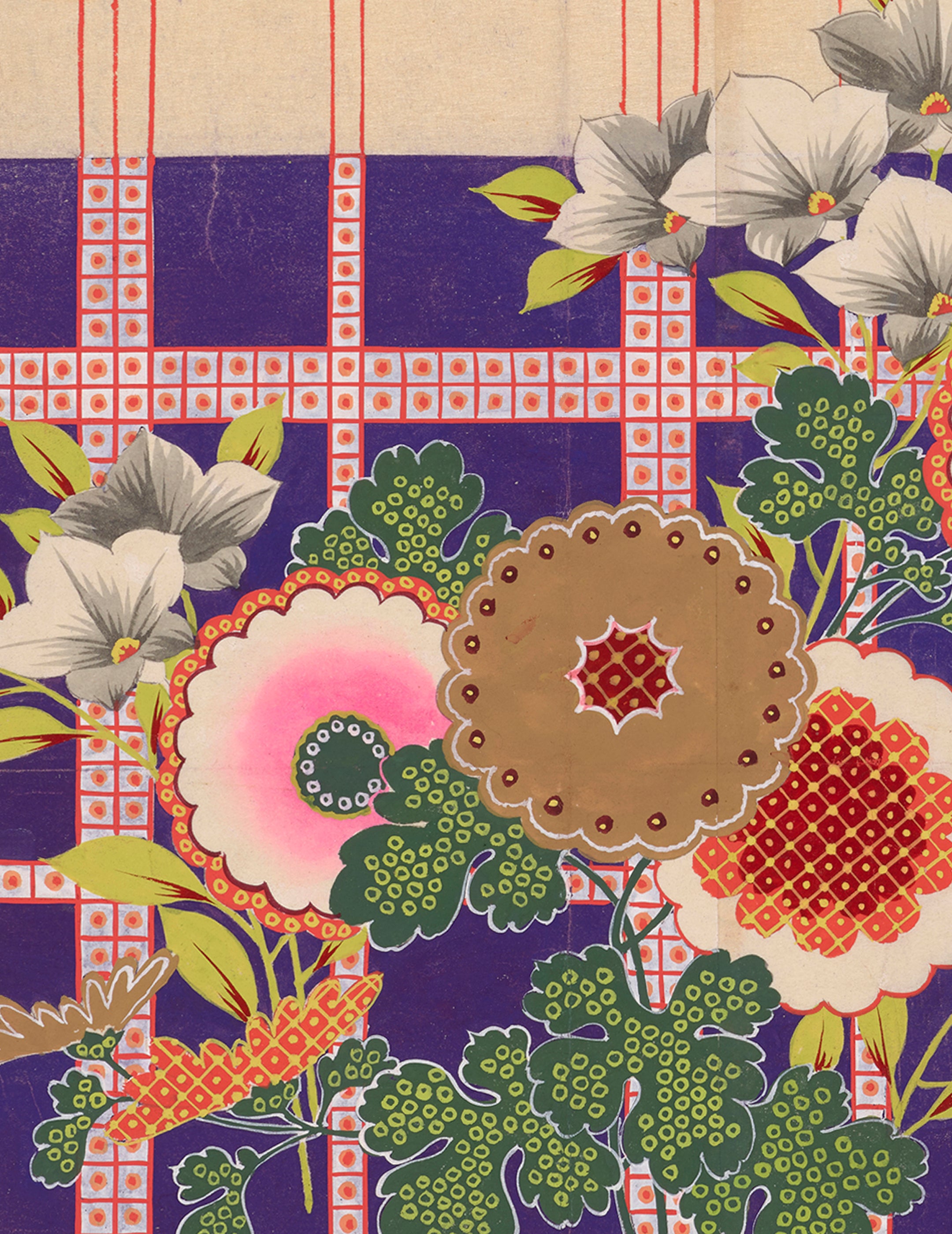 pomegranate-japanese-decorative-designs-gru-karten-set-mit-box image 3