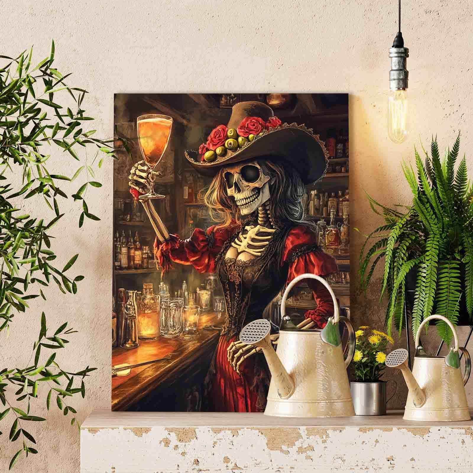 tucocoo-skeleton-lady-malen-nach-zahlen-halloween image 2