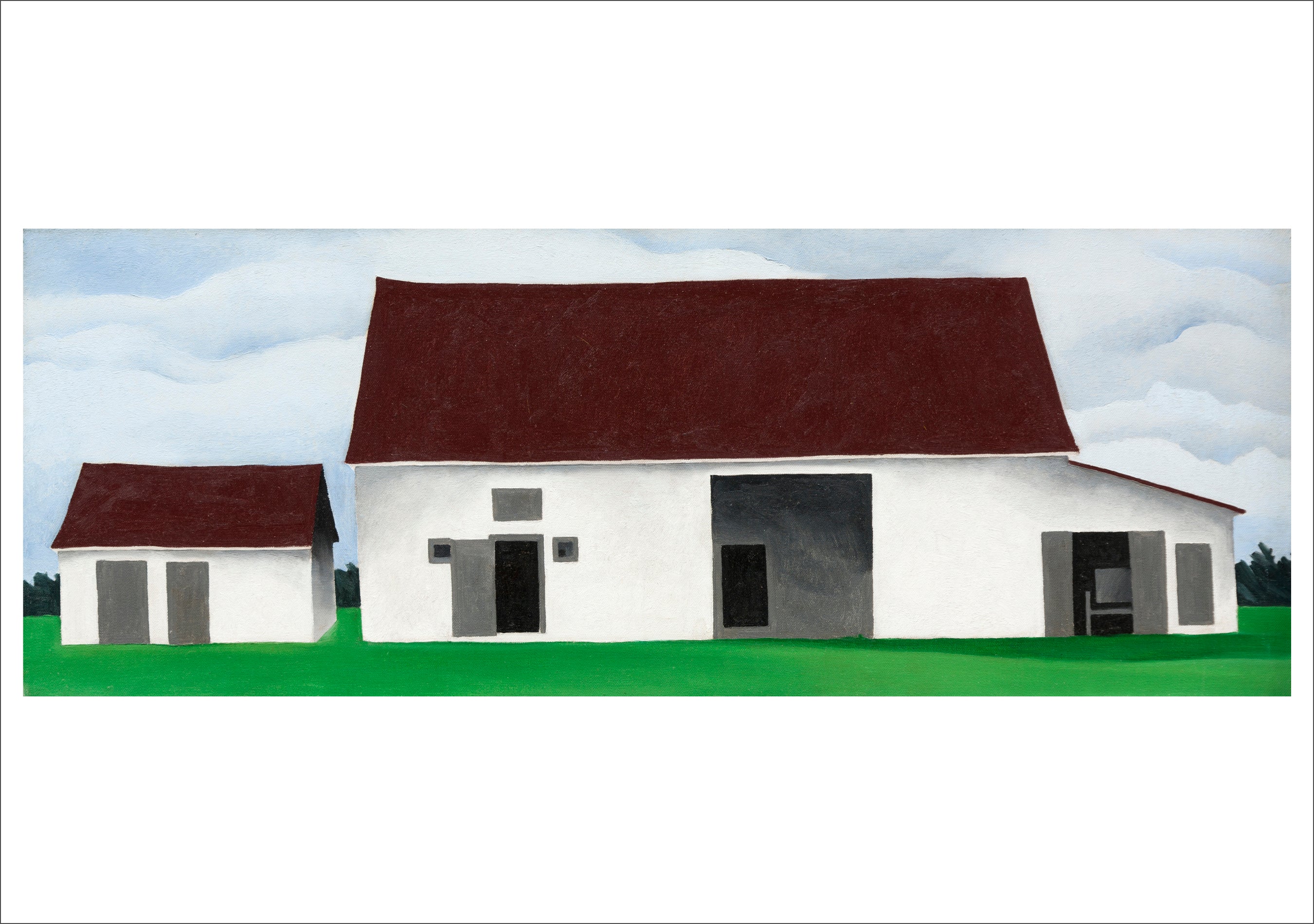 pomegranate-georgia-o-keeffe-architecture-kartenbox-20tlg image 3