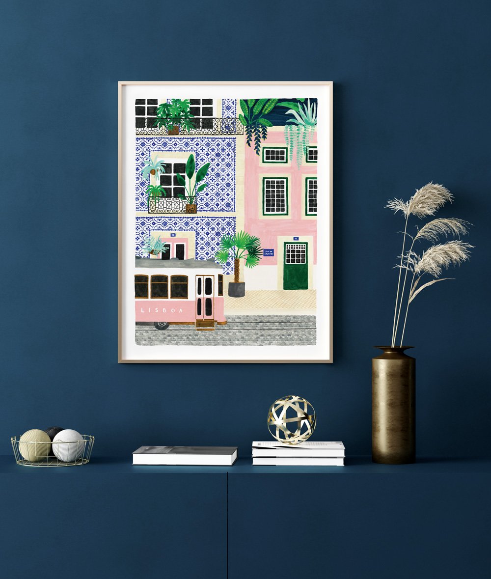 all-the-ways-to-say-lisboa-poster-lissabon-medium-29-7x39-7cm image 2
