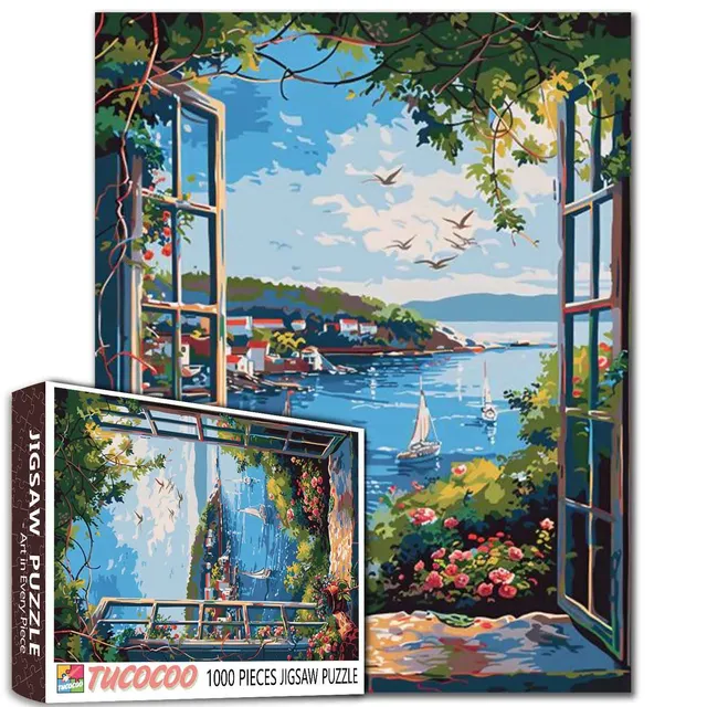 tucocoo-seaside-view-from-the-window-puzzle-1000-teile image 1
