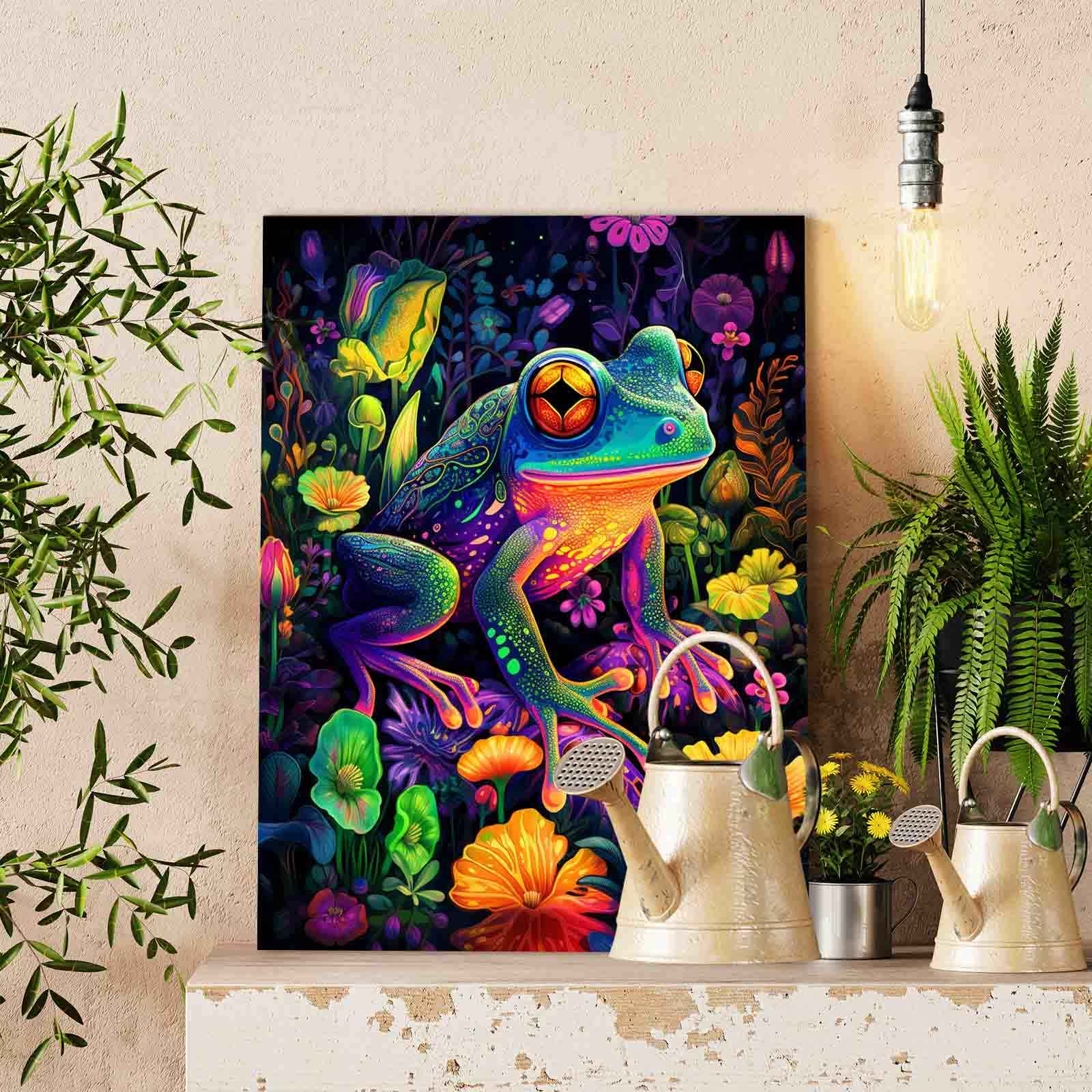 tucocoo-paint-by-numbers-fancy-frog-malset-40x50-ohne-rahmen image 2