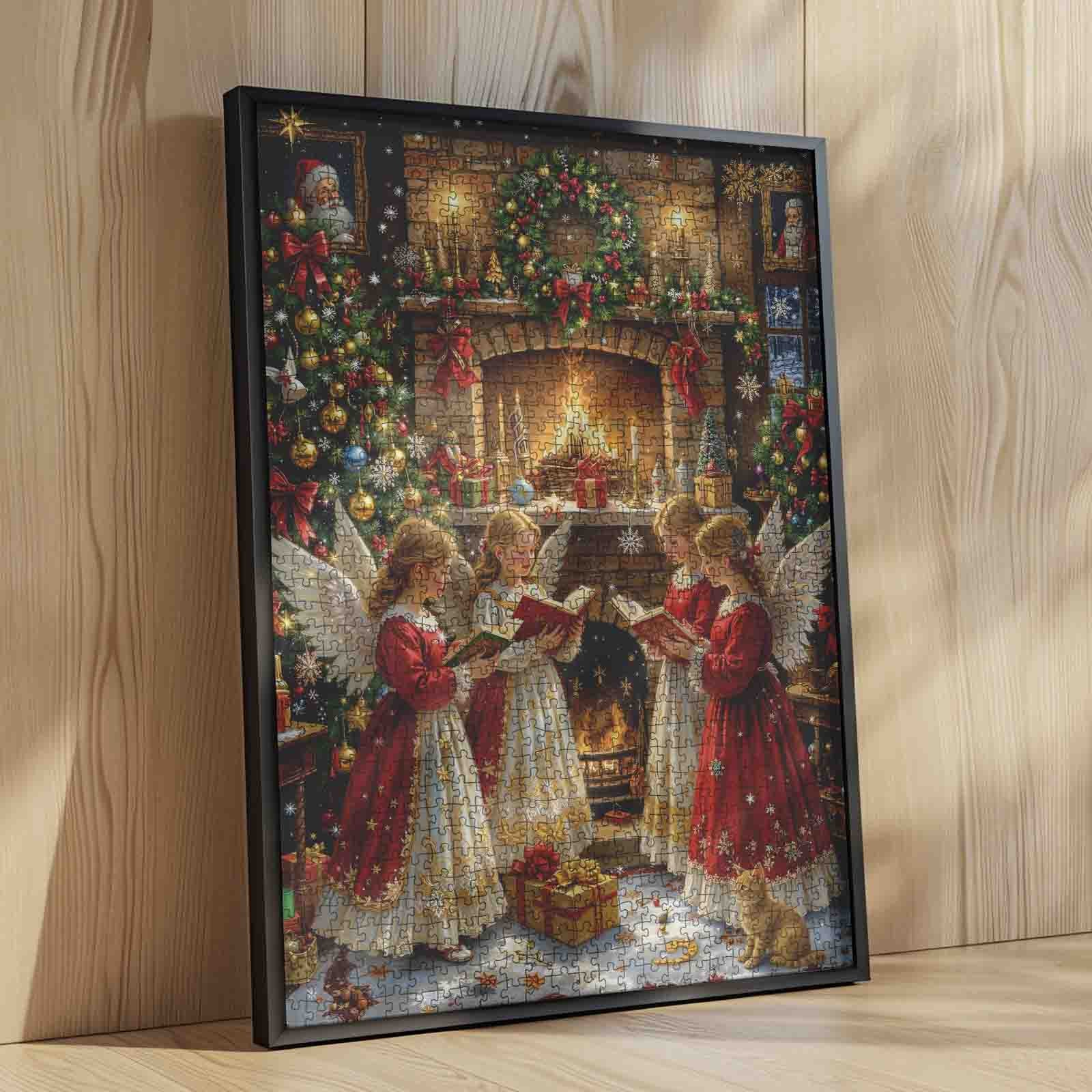 tucocoo-christmas-angels-fireplace-puzzle-1000-teile-engel image 4