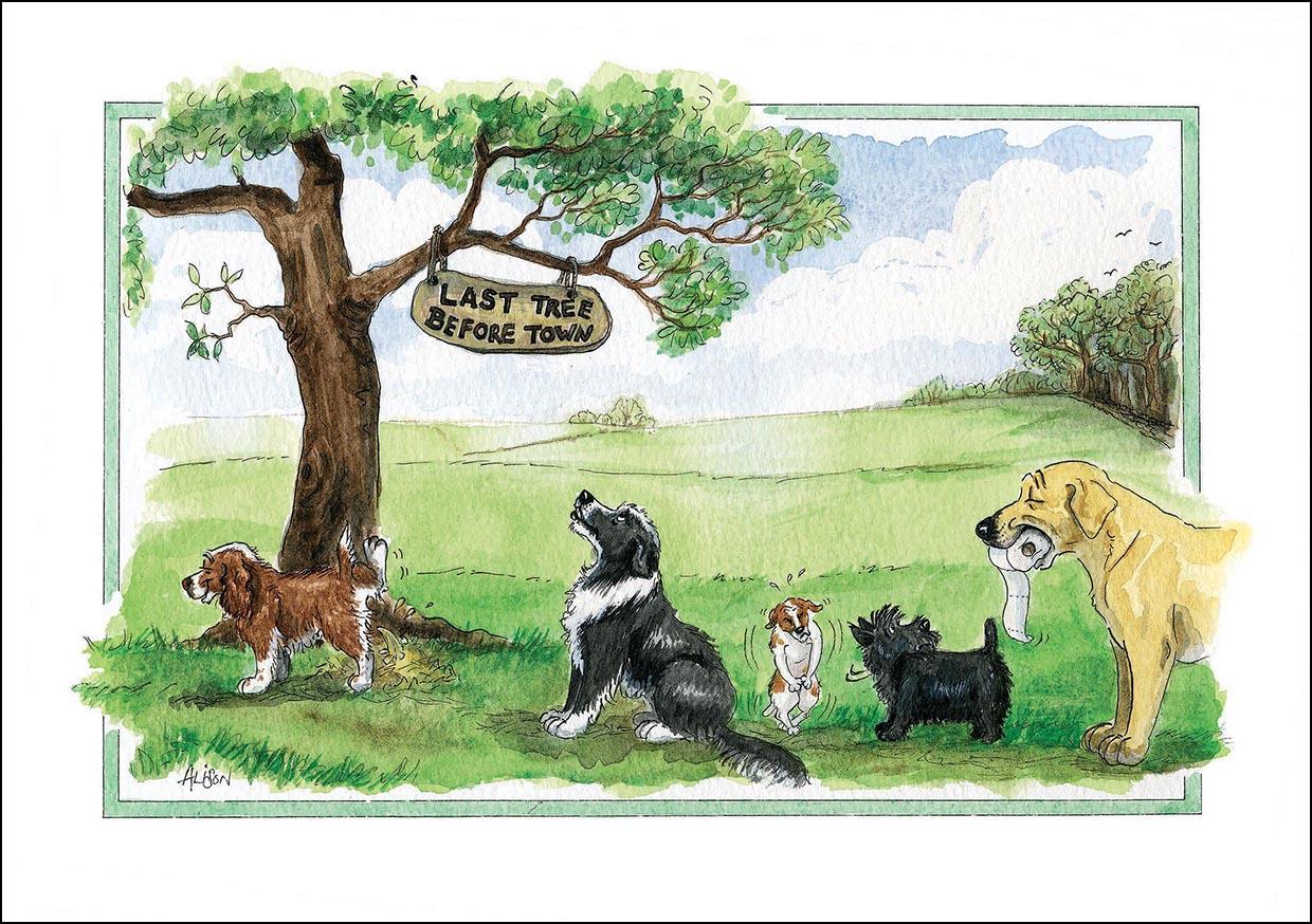 otter-house-alisons-animals-grusskarte-150x210mm image 1