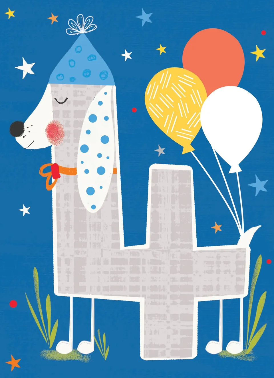 otter-house-rainbow-pops-geburtstagskarte-hund-4-jahre image 1