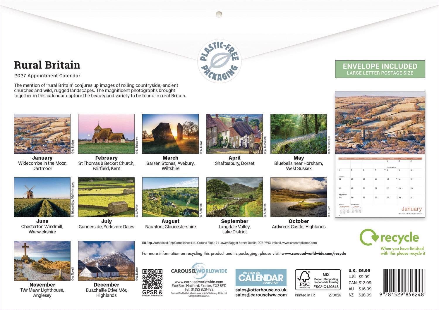 otter-house-rural-britain-a4-kalender-2027-wandkalender-landleben image 2