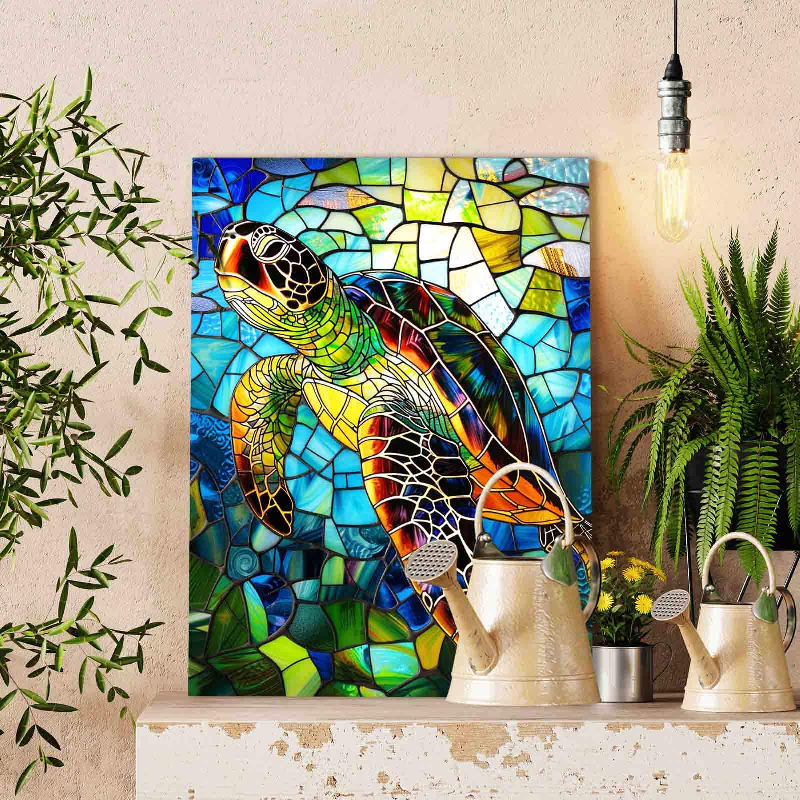 tucocoo-paint-by-numbers-sea-turtle-malen-nach-zahlen-40x50-cm image 2
