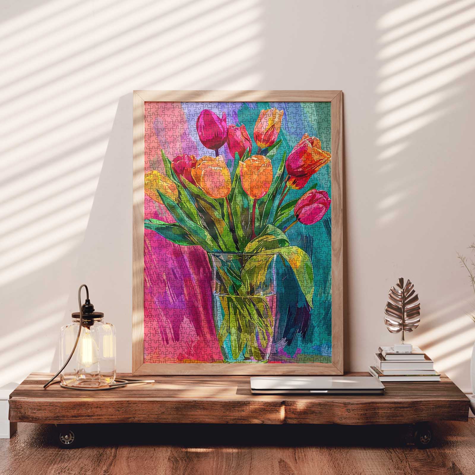 tucocoo-vibrant-tulips-puzzle-1000-teile-tulpen image 3