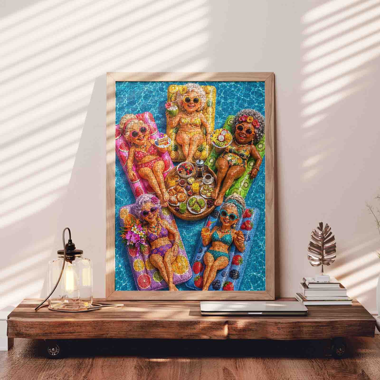 tucocoo-grandmas-summer-pool-party-puzzle-1000-teile-sommer image 3