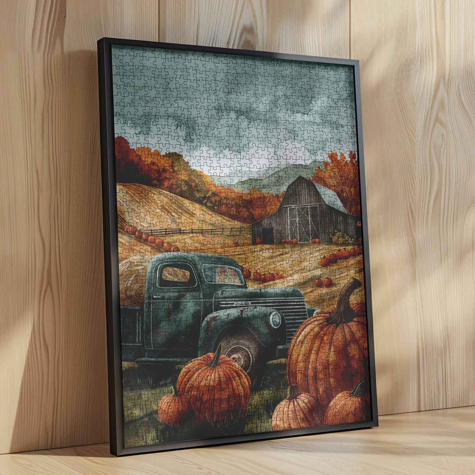 tucocoo-autumn-truck-and-pumpkin-farm-puzzle-1000-herbst image 4