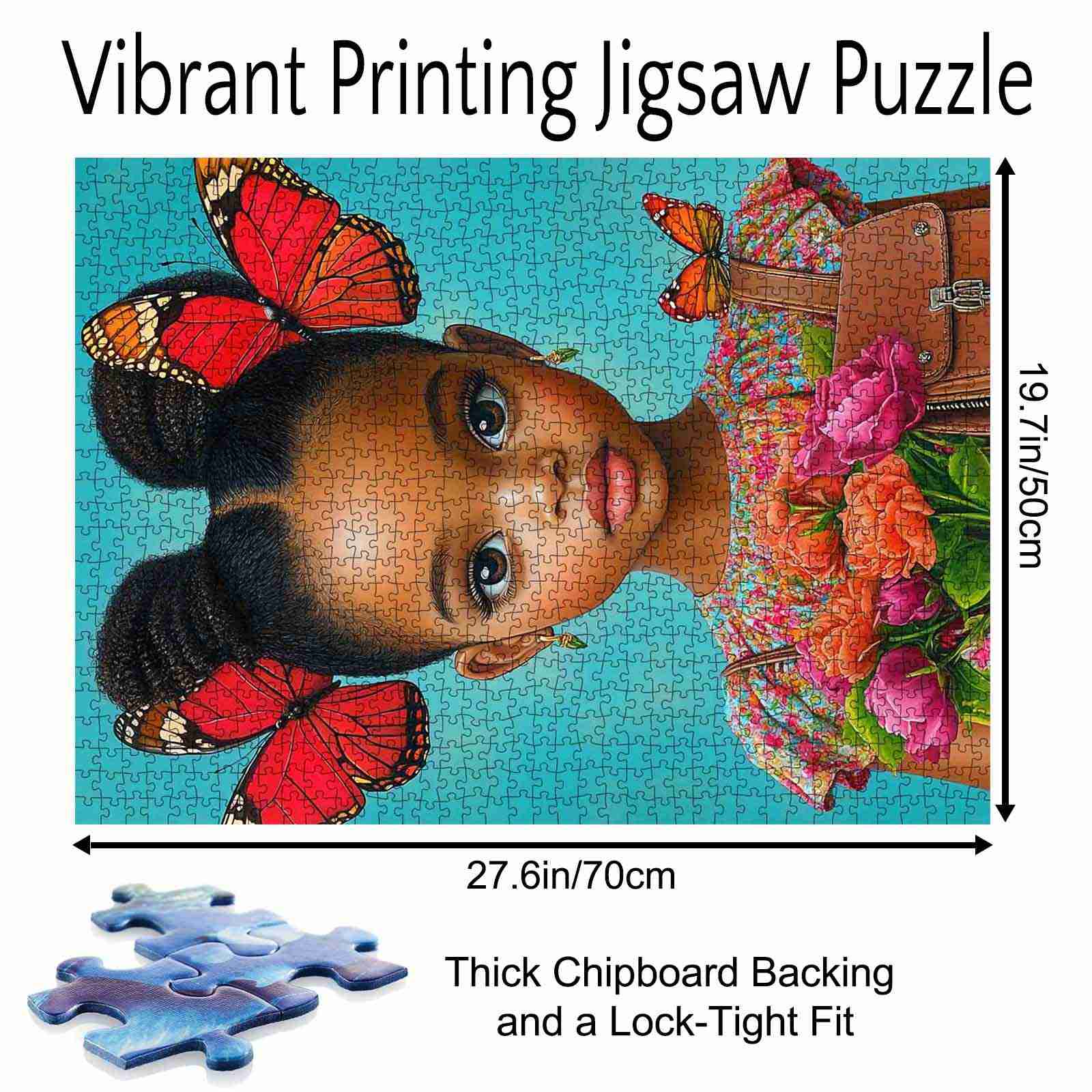 tucocoo-jigsaw-puzzles-butterfly-girl-with-flowers-puzzle-1000-teile image 5