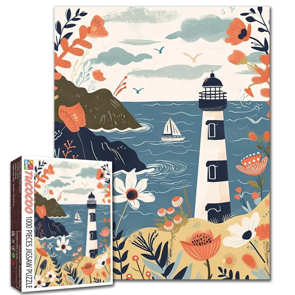 tucocoo-coastal-lighthouse-floral-breeze-puzzle-1000-teile-k-ste image 1