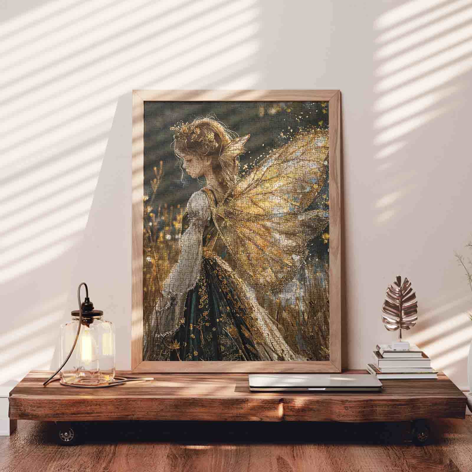 tucocoo-jigsaw-golden-wings-fairy-puzzle-1000-teile-engel image 3