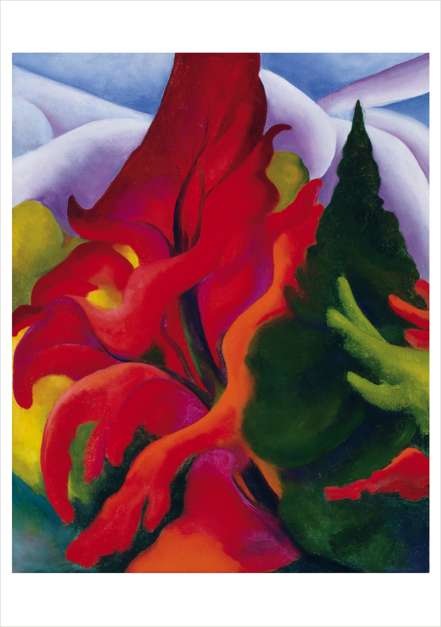 pomegranate-o-keeffe-trees-briefkarten-set-20-karten-box image 2