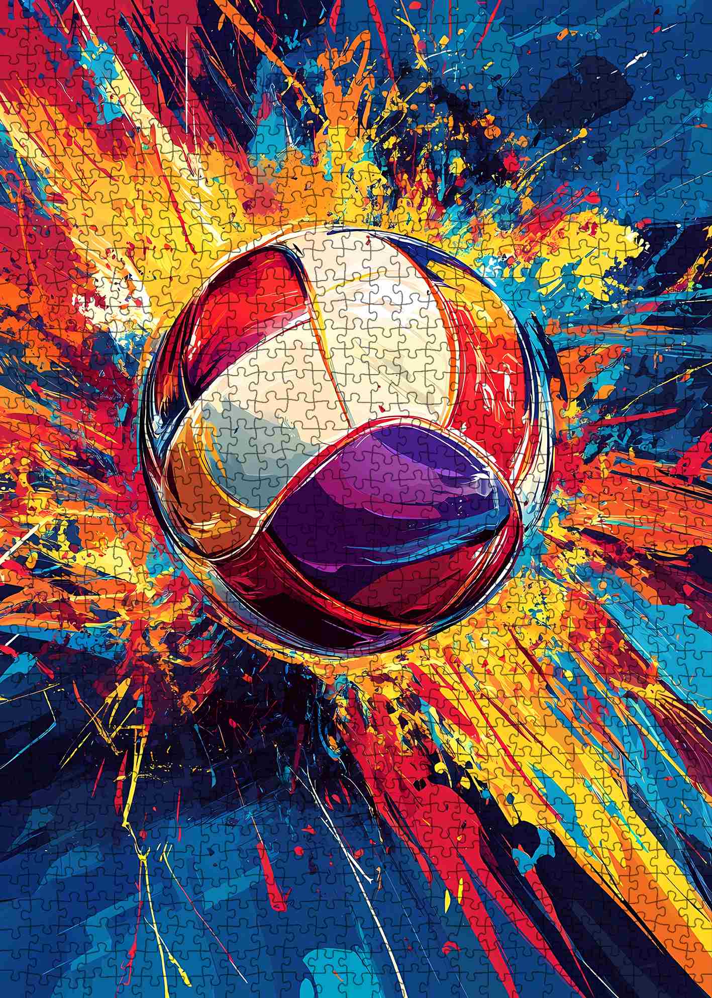 tucocoo-jigsaw-puzzles-vibrant-splash-soccer-puzzle-1000-teile-fu-ball image 2