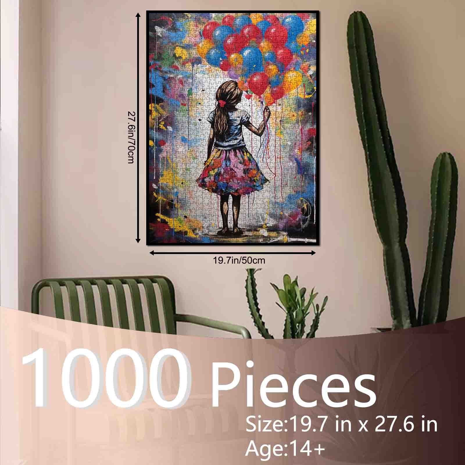 tucocoo-girl-with-colorful-balloons-puzzle-1000-teile image 5