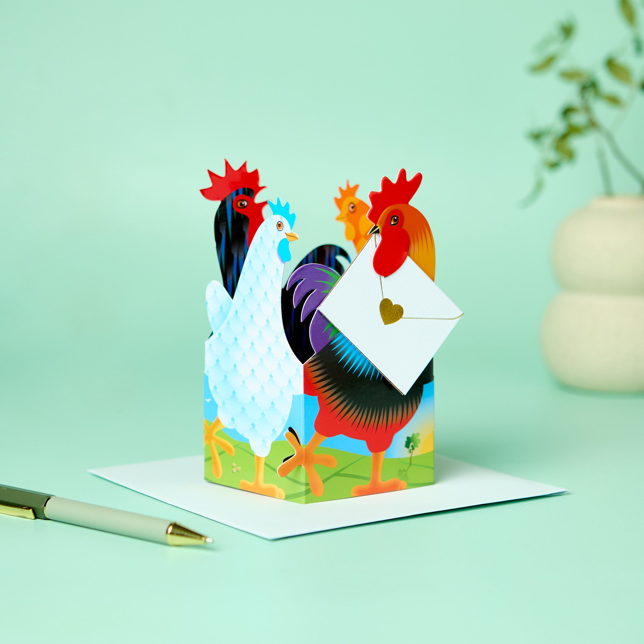 otter-house-special-delivery-wildlife-gru-karte-chickens-doodle-doo image 1