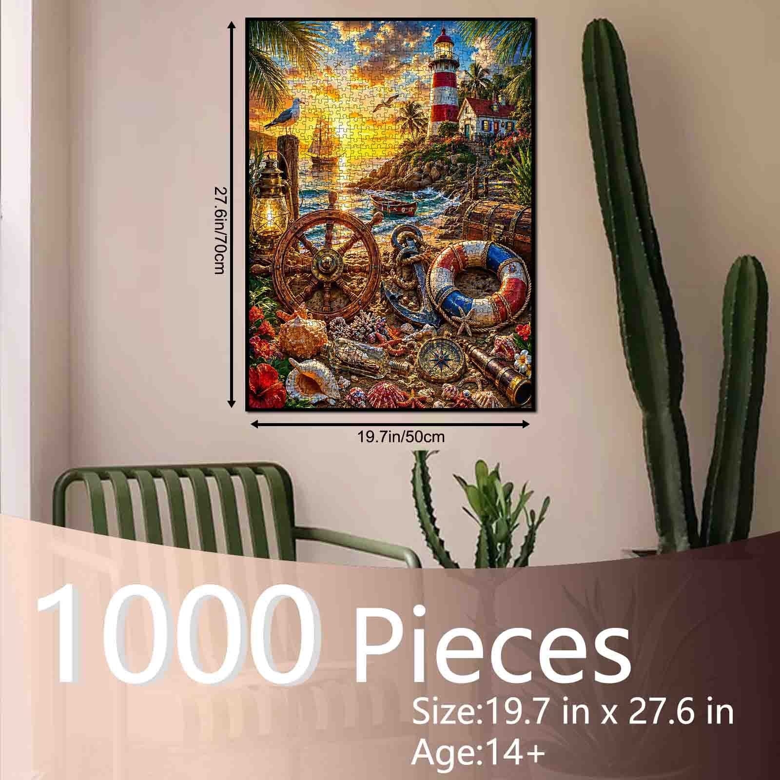 tucocoo-lighthouse-treasure-coast-puzzle-1000-teile-leuchtturm image 5