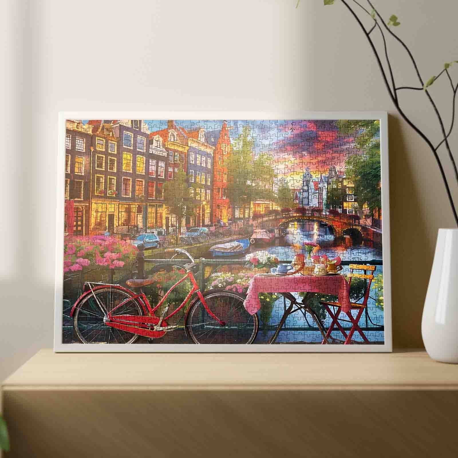 tucocoo-amsterdam-canal-puzzle-1000-teile-stadt-abend image 3