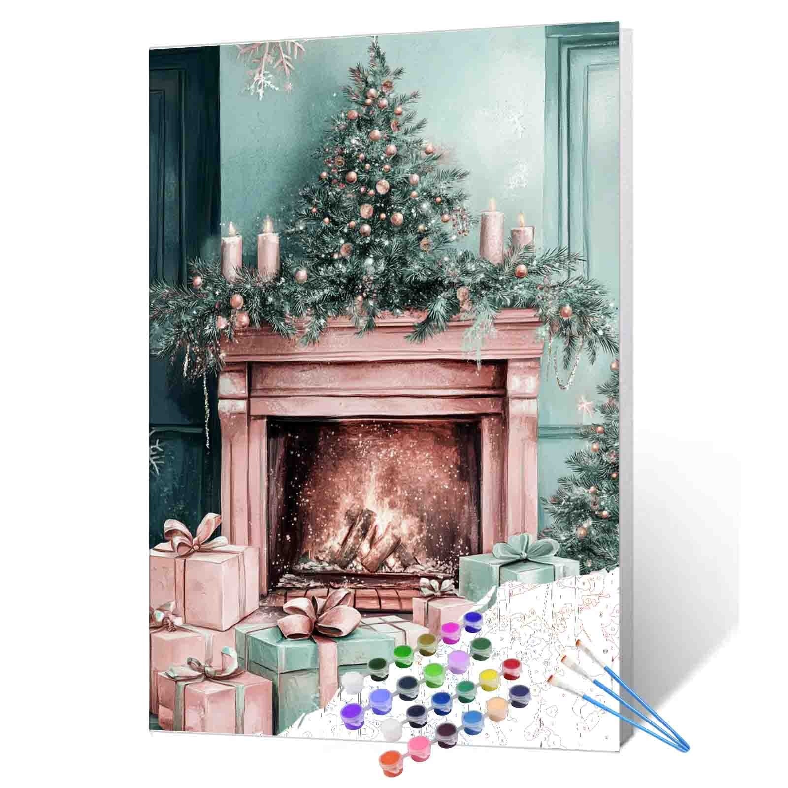 tucocoo-cozy-fireplace-malen-nach-zahlen-weihnachten image 1