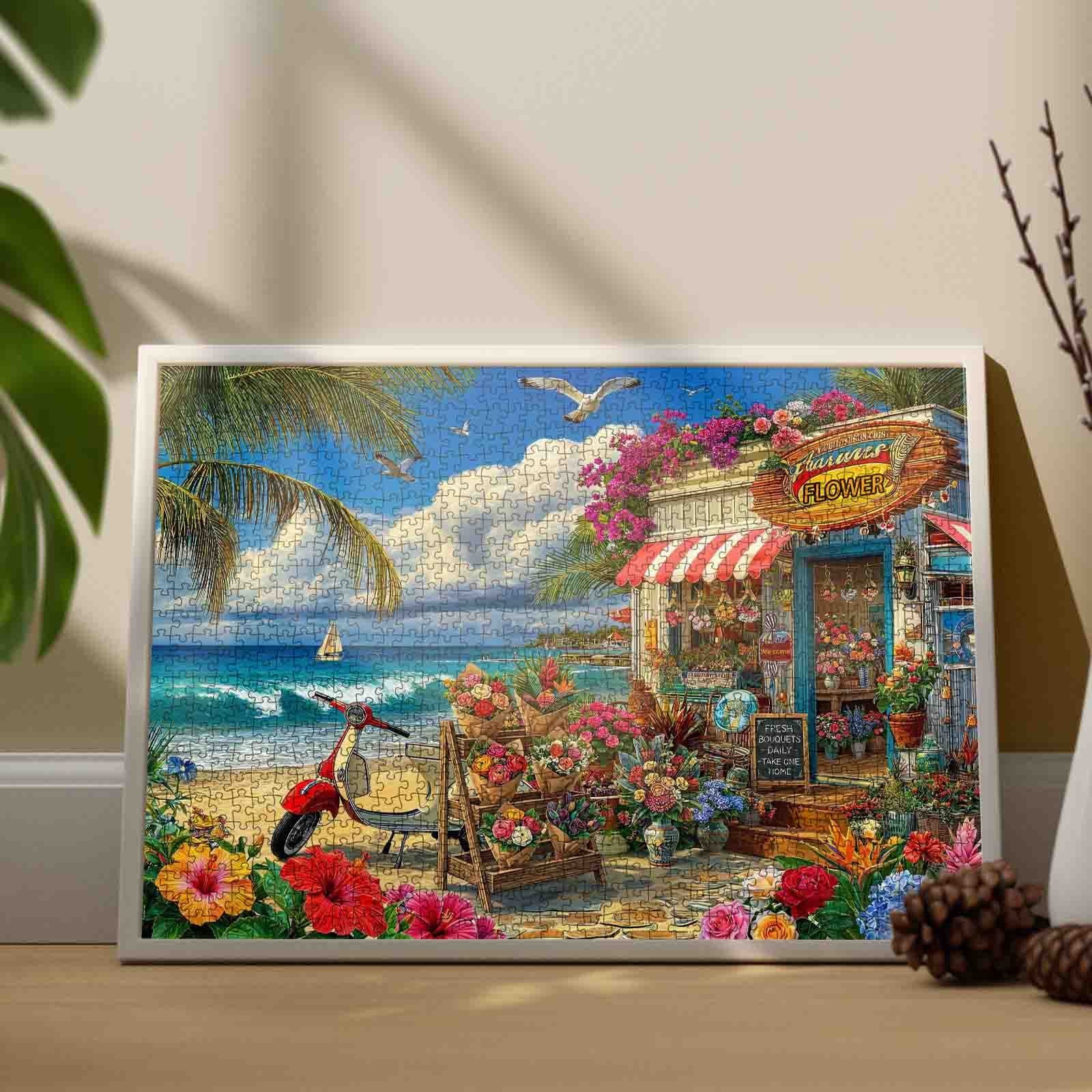 tucocoo-tropical-beach-flower-shop-puzzle-1000-teile-blumen image 3