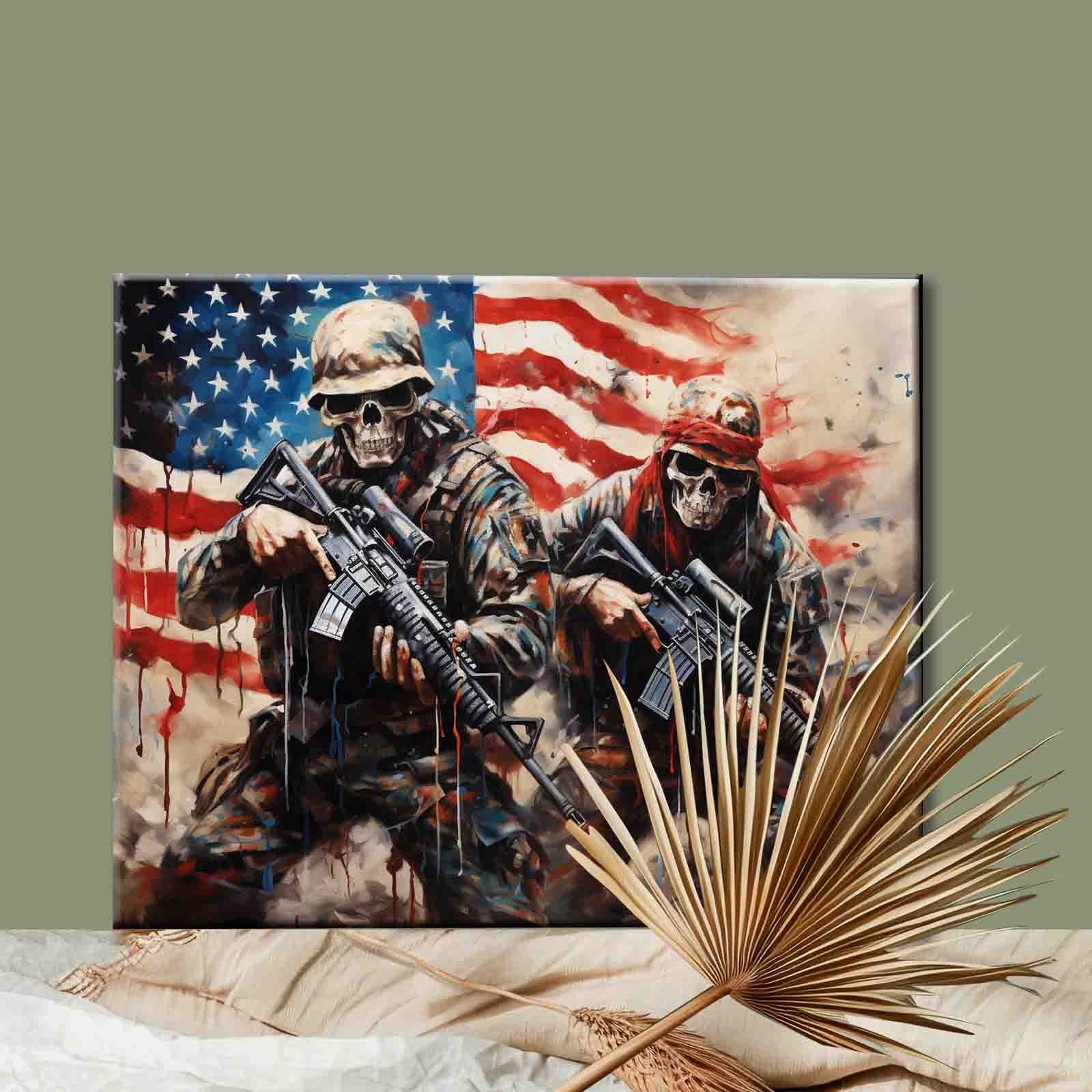 tucocoo-patriotic-skull-soldiers-malen-nach-zahlen-ohne-rahmen image 2